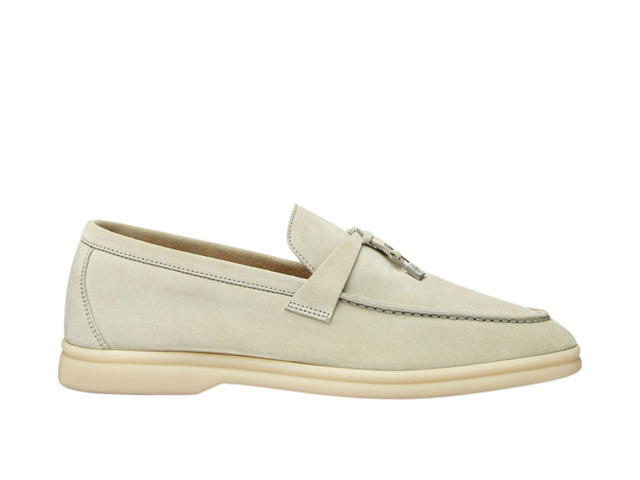 Loro Piana Loro Piana Summer Charms Walk Loafer In Suede Deep Ice (Women's) - view 1