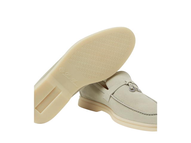 Loro Piana Loro Piana Summer Charms Walk Loafer In Suede Deep Ice (Women's) - view 4