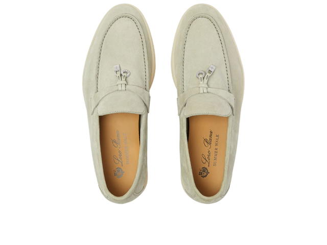 Loro Piana Loro Piana Summer Charms Walk Loafer In Suede Deep Ice (Women's) - view 5