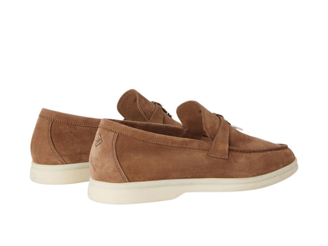 Loro Piana Loro Piana Summer Charms Walk Loafer In Suede Tundra (Women's) - view 3