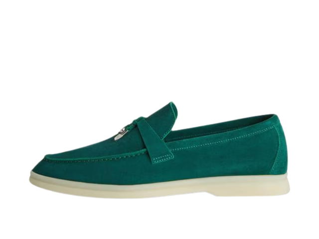 Loro Piana Loro Piana Summer Charms Walk Loafer Forest Leaves - view 2