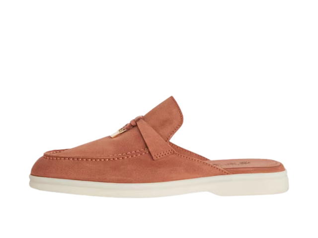 Loro Piana Loro Piana Charms Walk Babouche Loafer Dusty Orange - view 2