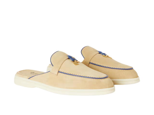 Loro Piana Loro Piana Charms Walk Babouche Loafer Hinoki Wood - view 3