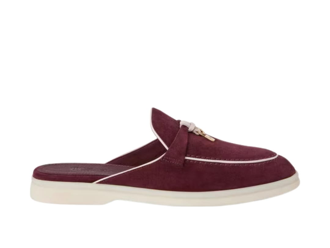 Loro Piana Loro Piana Charms Walk Babouche Loafer Azuki Beans