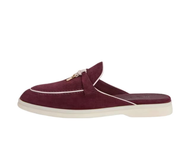 Loro Piana Loro Piana Charms Walk Babouche Loafer Azuki Beans - view 2