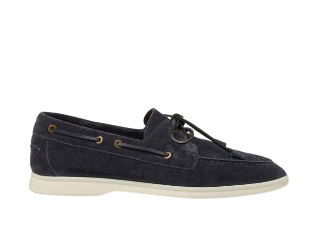 Loro Piana Loro Piana Sea-Sail Walk Loafer Navy Blue