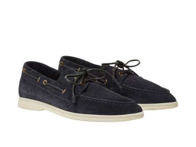 Loro Piana Loro Piana Sea-Sail Walk Loafer Navy Blue - view 3