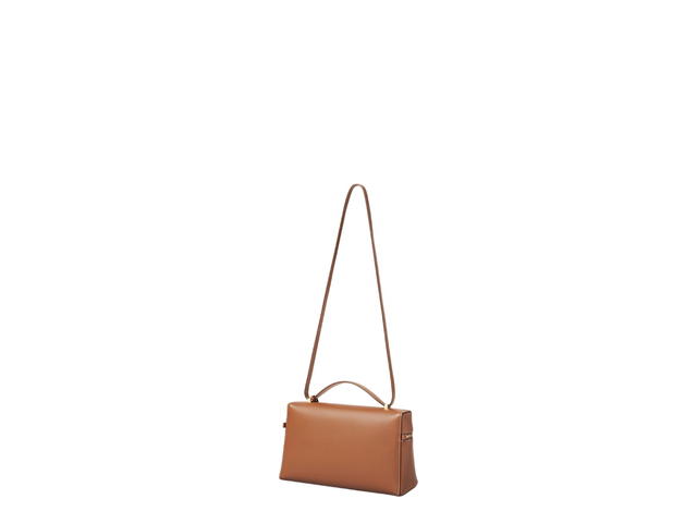 Loro Piana Loro Piana Extra Bag L27 In Smooth Calfskin With Gold Hardware Warm Tan Sun Gold - view 3