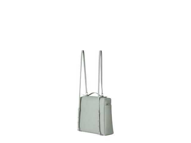 Loro Piana Loro Piana Extra Pocket Backpack L23.5 In Grained Calfskin With Silver Hardware Eucalyptus - view 3