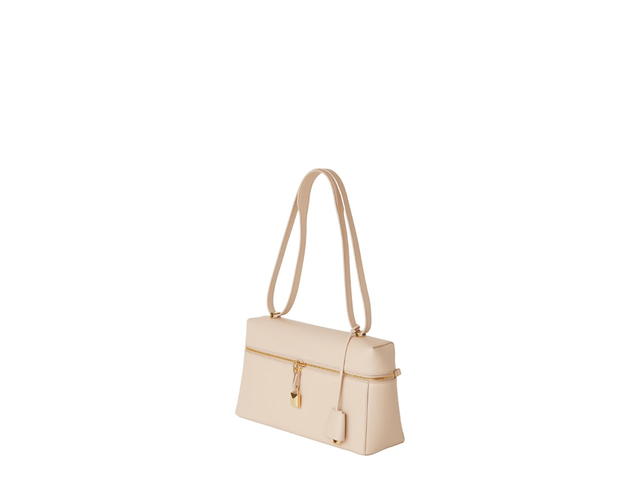 Loro Piana Loro Piana Extra Bag L27 In Calfskin With Gold Hardware Creamed Honey - view 2