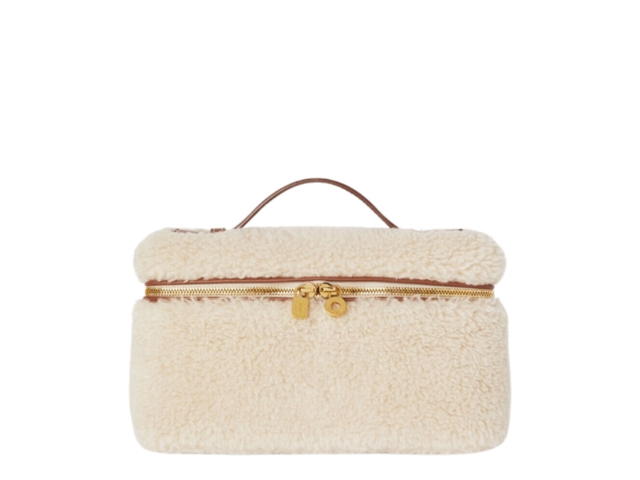 Loro Piana Loro Piana Extra Pocket L19 In Cashfur With Gold Hardware Ancient Paper Caramel Sugar Sun Gold - view 1