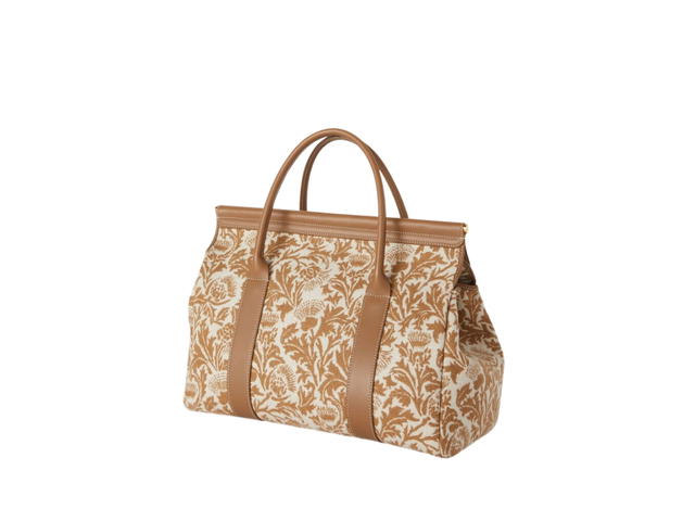 Loro Piana Loro Piana Loom Bag L32 Close up Cardo Golden Chestnut Sun Gold - view 2
