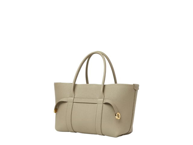 Loro Piana Loro Piana Ghiera Shopper Small In Calfskin With Gold Hardware Dried Taragon Sun Gold - view 2