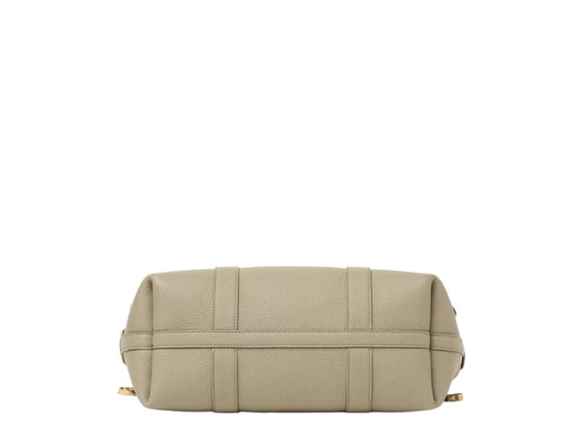 Loro Piana Loro Piana Ghiera Shopper Small In Calfskin With Gold Hardware Dried Taragon Sun Gold - view 4