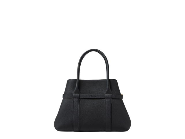 Loro Piana Loro Piana Ghiera Shopper Small In Calfskin With Gold Hardware Navy Blue Sun Gold - view 2