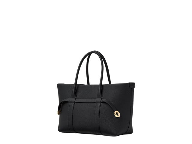Loro Piana Loro Piana Ghiera Shopper Small In Calfskin With Gold Hardware Navy Blue Sun Gold - view 3