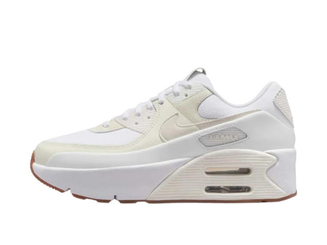 Nike Nike Air Max 90 Wear resistant And Lightweight Low Top Running Shoes Women's White - view 2