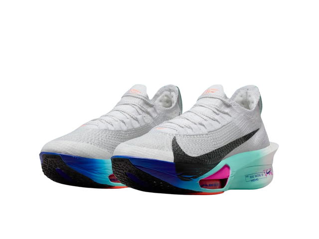Nike Nike Alphafly 3 White Hyper Turquoise Concord Black (Women's) - view 3