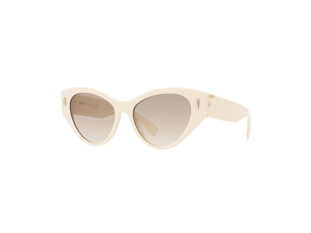 Fendi Fendi Cat Eye Ladies Sunglasses Light Brown White - view 1