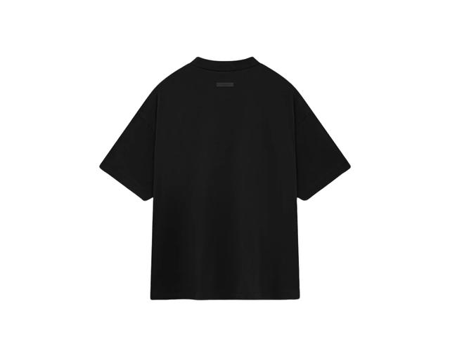 Fear of God Fear of God Essentials Jersey Crewneck Tee Black (FW24) - view 2