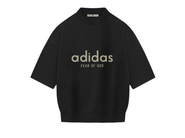 Fear of God Fear of God Athletics Heavy Jersey 3/4 Mock Tee Black - view 1
