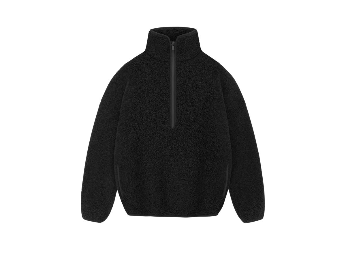 Fear of God Fear of God Athletics Polar Fleece Hike Half Zip Black (FW23)