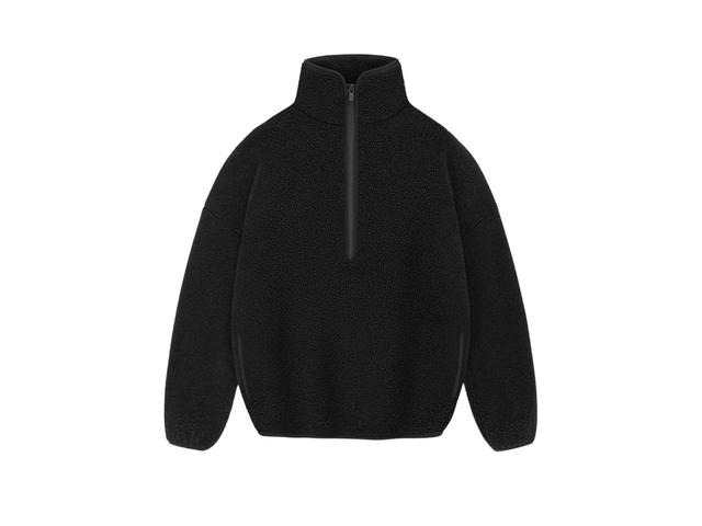 Fear of God Fear of God Athletics Polar Fleece Hike Half Zip Black (FW23) - view 1