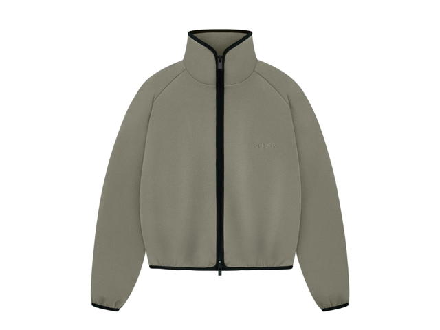 Fear of God Fear of God Athletics Womens Suede Fleece Track Jacket Clay (FW23) - view 1