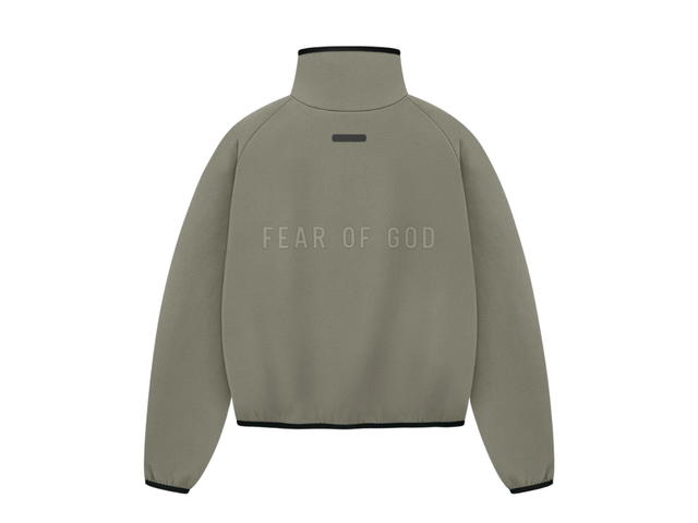 Fear of God Fear of God Athletics Womens Suede Fleece Track Jacket Clay (FW23) - view 2