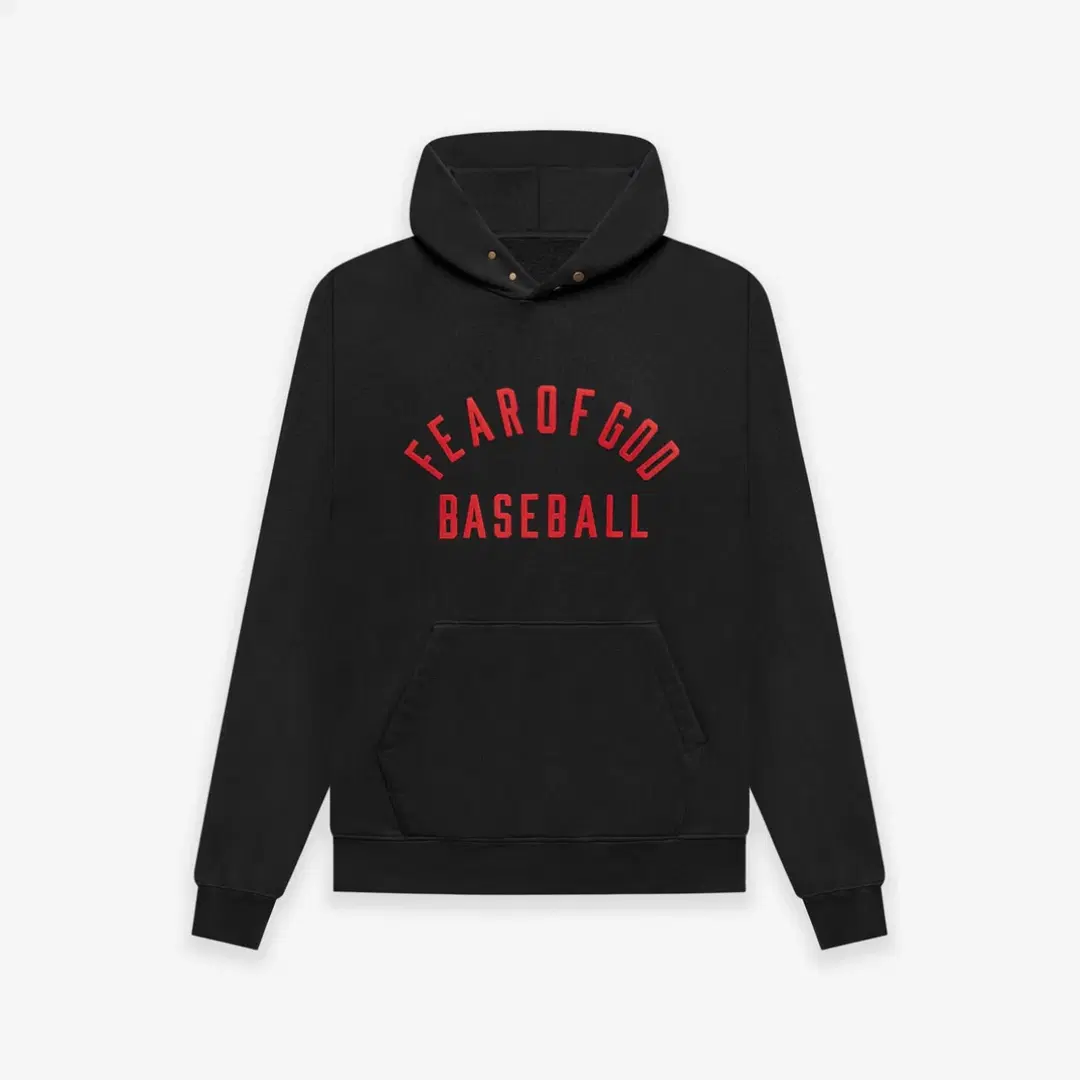 Fear of God Fear of God Baseball Hoodie Vintage Black
