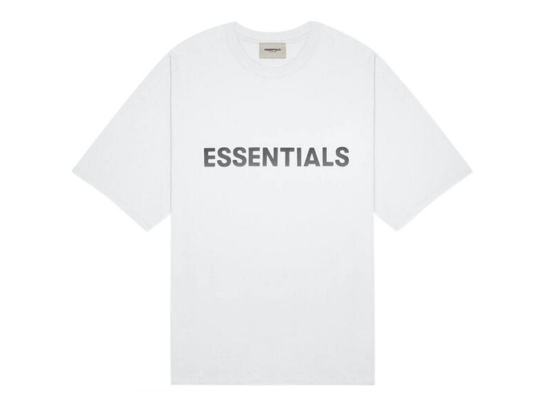 Fear of God Fear of God ESSENTIALS 3D Silicon Applique Boxy T-Shirt White