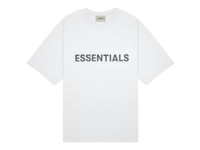 Fear of God Fear of God ESSENTIALS 3D Silicon Applique Boxy T-Shirt White - view 1
