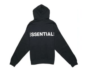 Buy Fear of God ESSENTIALS 3M Logo Pullover Hoodie Black/White at Sasom – Authentic and Ready to Ship