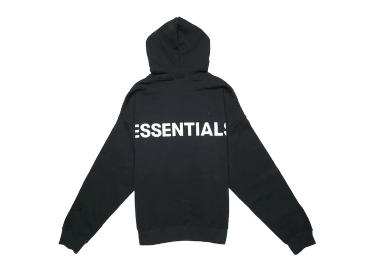 Fear of God Fear of God ESSENTIALS 3M Logo Pullover Hoodie Black/White