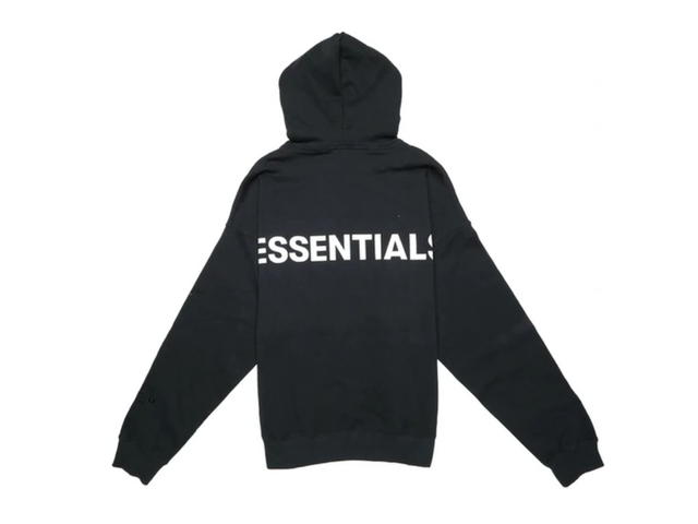 Fear of God Fear of God ESSENTIALS 3M Logo Pullover Hoodie Black/White - view 1