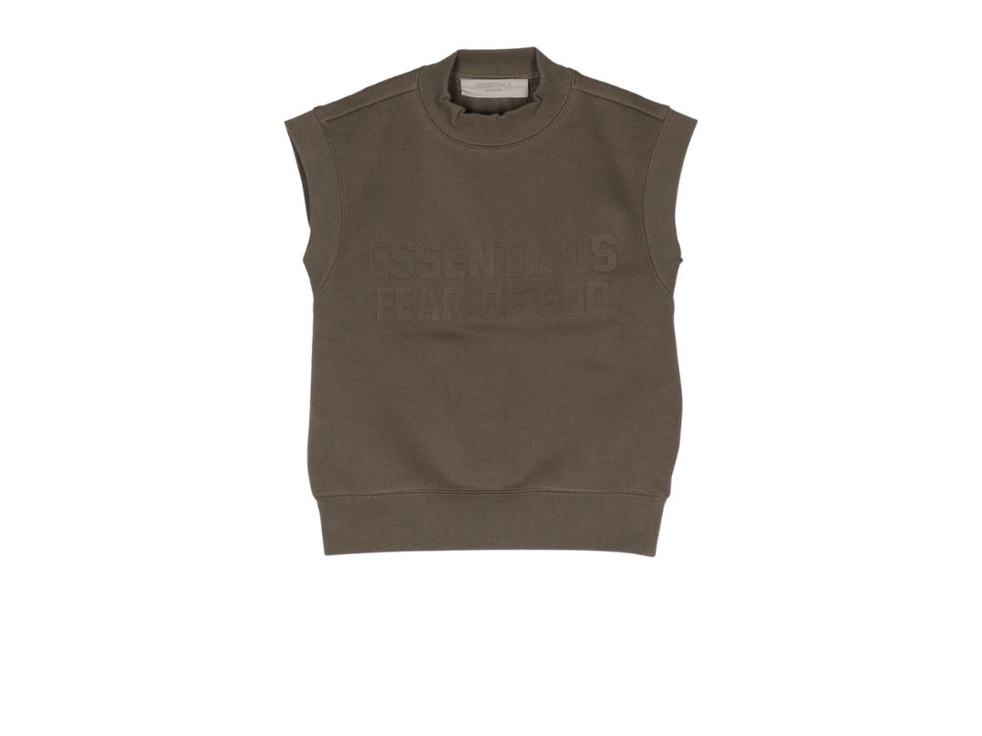 Fear of God Fear of God Essentials Cotton-Blend Vest Wood