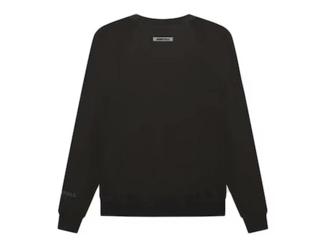 Fear of God Fear of God Essentials Crewneck Applique Logo Weathered Black/Washed Black - view 2