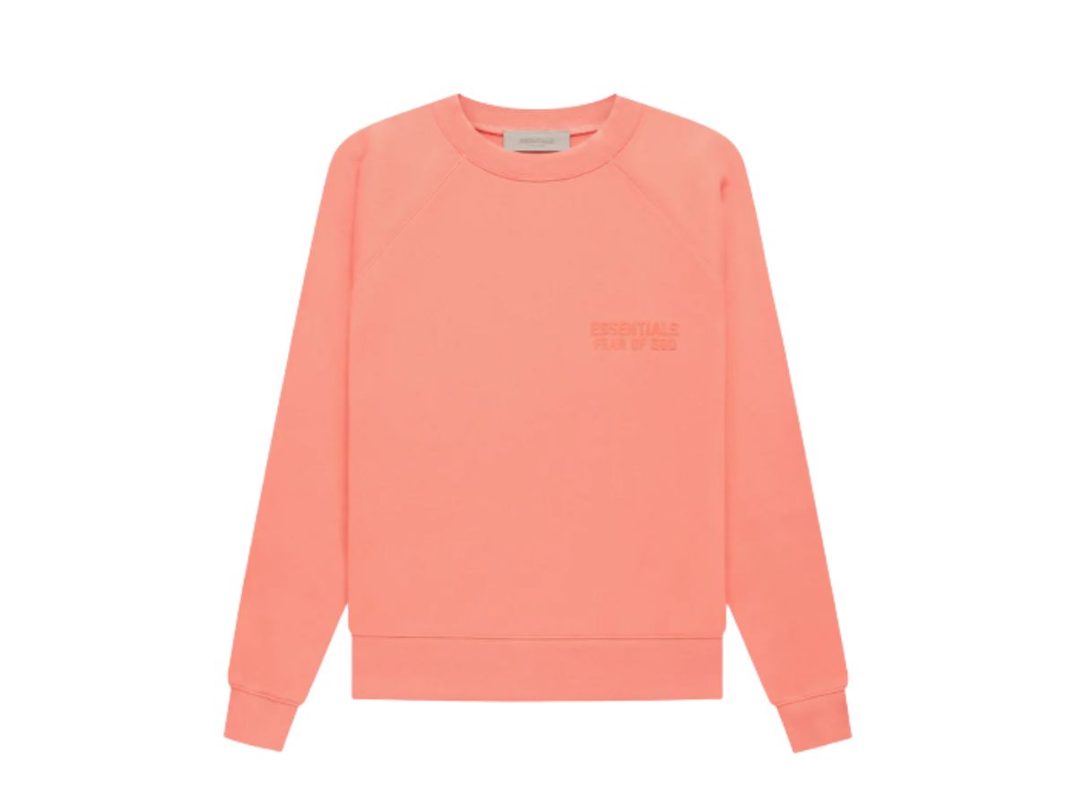 Fear of God Fear of God Essentials Crewneck Coral (FW22)