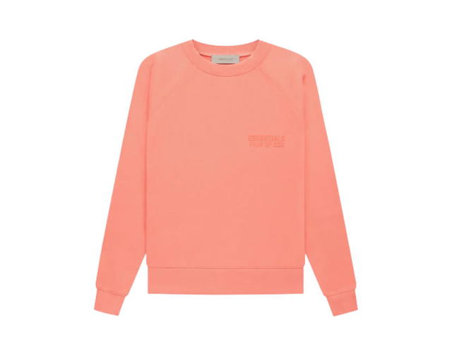 Fear of God Fear of God Essentials Crewneck Coral (FW22) - view 1