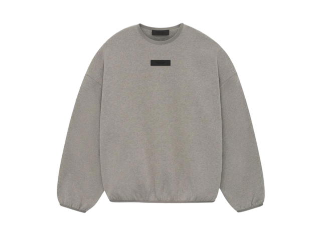 Fear of God Fear of God Essentials Crewneck Heather Grey (SS24) - view 1