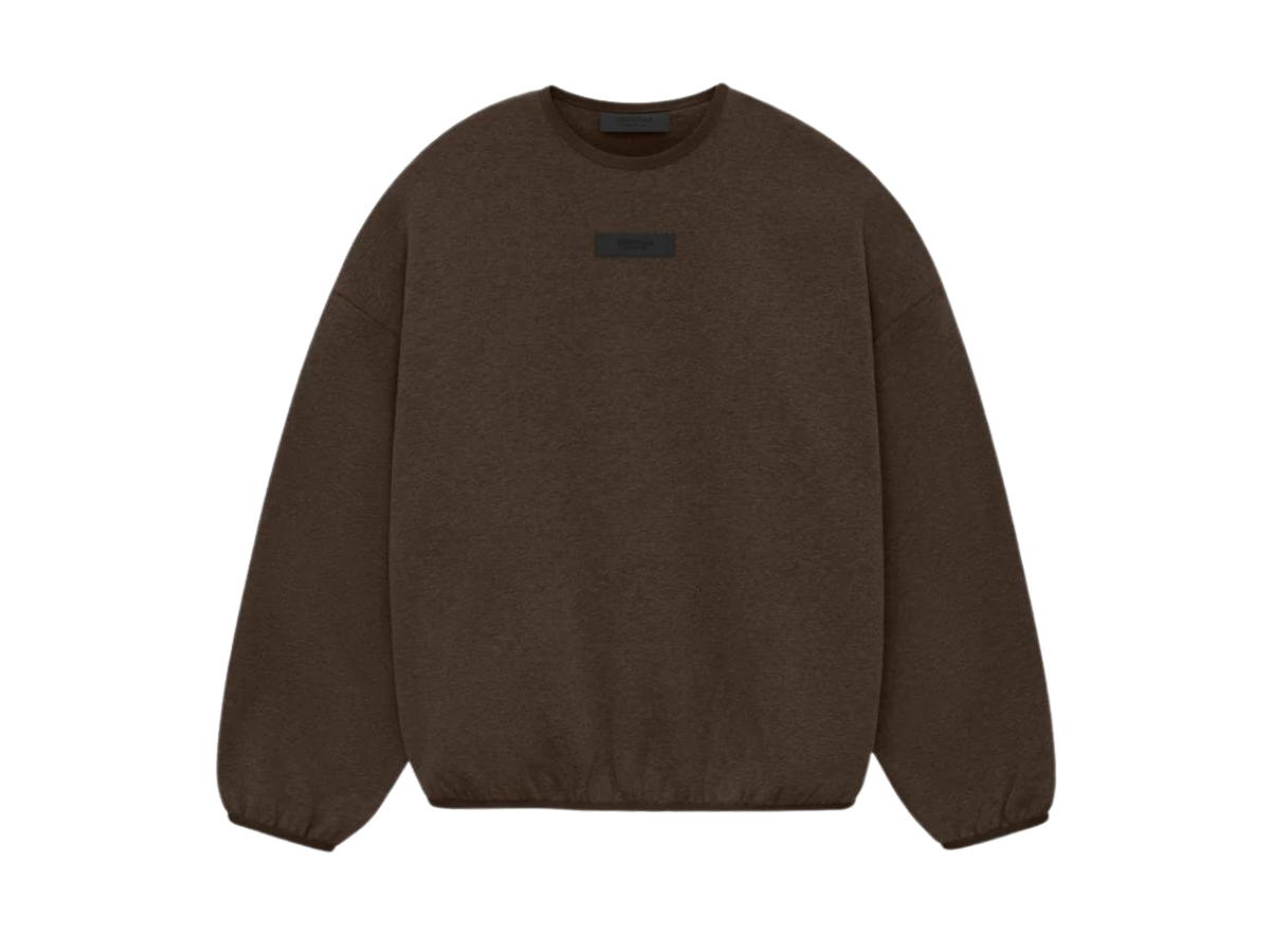 Fear of God Fear of God Essentials Crewneck Heather Wood (SS24)
