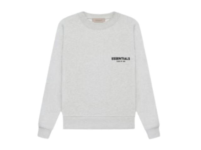 Fear of God Fear of God Essentials Crewneck Light Oatmeal (SS22) - view 1
