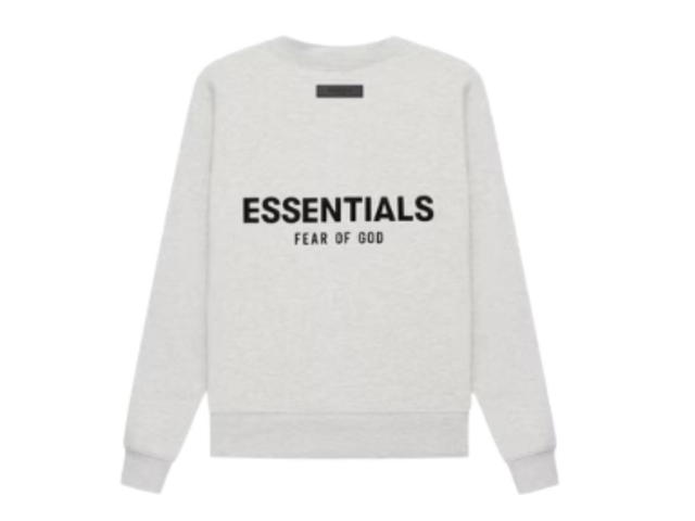 Fear of God Fear of God Essentials Crewneck Light Oatmeal (SS22) - view 2