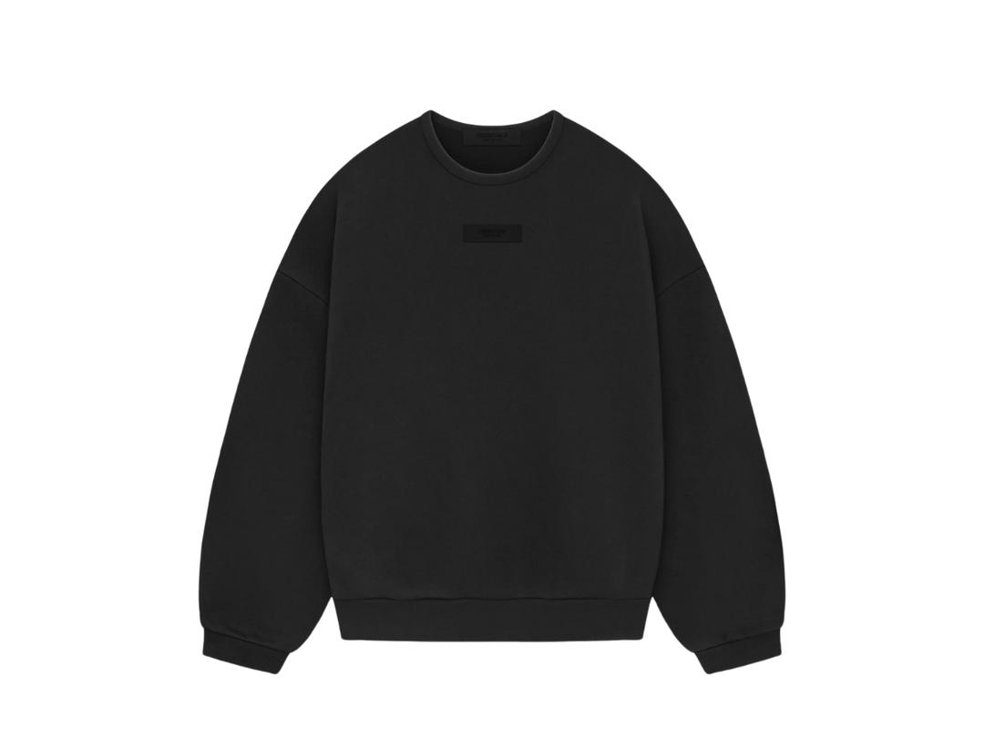 Fear of God Fear of God Essentials Crewneck Sweatshirt Jet Black (SP24)