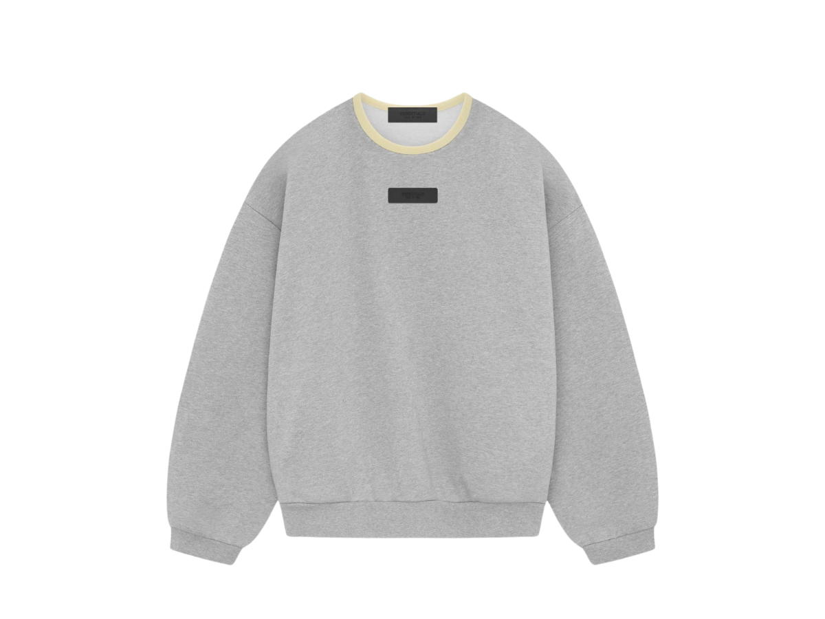 Fear of God Fear of God Essentials Crewneck Sweatshirt Light Heather Grey (SP24)