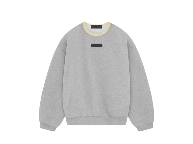 Fear of God Fear of God Essentials Crewneck Sweatshirt Light Heather Grey (SP24) - view 1
