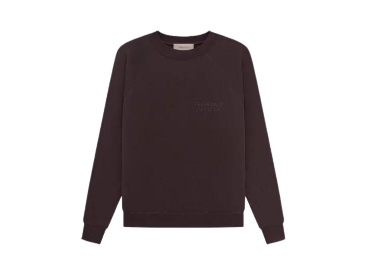 Fear of God Fear of God Essentials Crewneck Sweatshirt Plum (SP23)