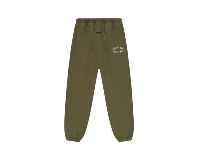 Fear of God Fear of God Essentials Fleece Essential Sweatpant Military (FW24) - view 1