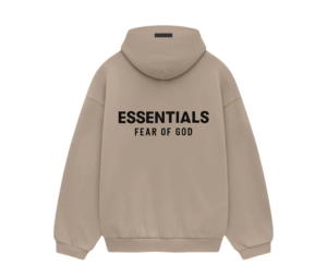 Buy Fear of God Essentials Fleece Hoodie Desert Sand at Sasom – Authentic and Ready to Ship