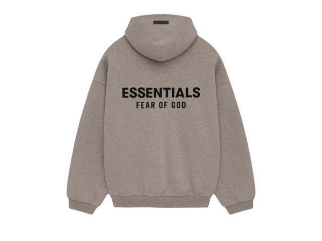 Fear of God Fear of God Essentials Fleece Hoodie Heather Gray (FW24) - view 2
